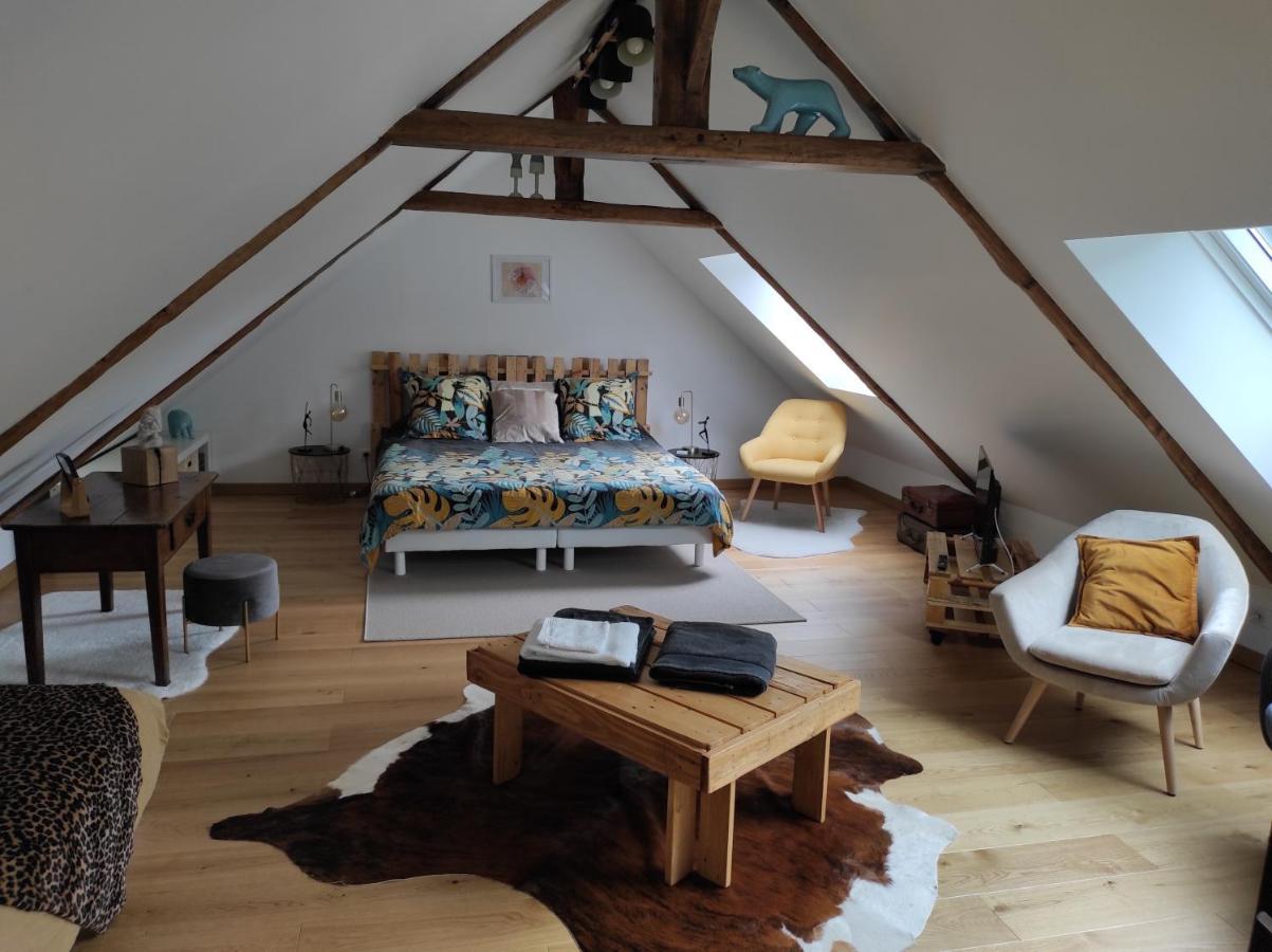 Aux Trois Palmiers Bed and Breakfast Saint-Brieuc Eksteriør billede